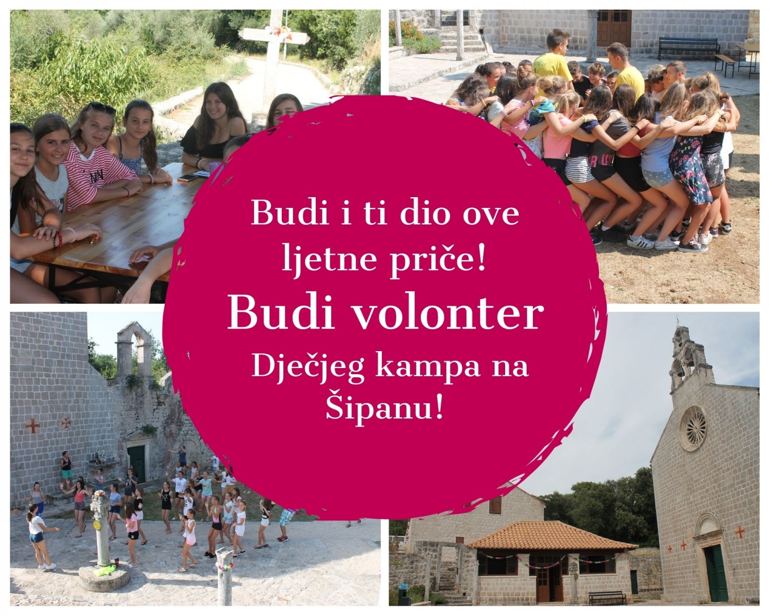 Poziv za volontiranje u Dječjem kampu na Šipanu